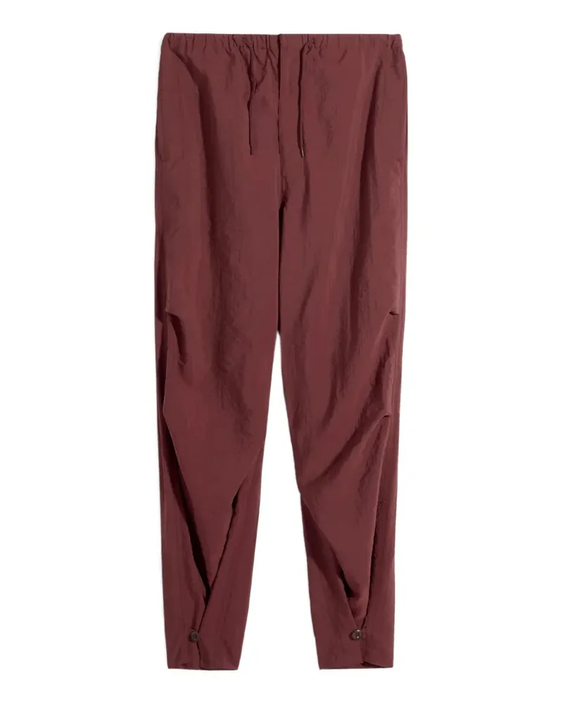 Christophe Lemaire drawstring-fastening trousers - Rot Rot
