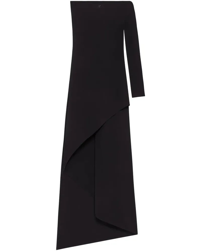 Courrèges Infinity Midikleid - Schwarz Schwarz