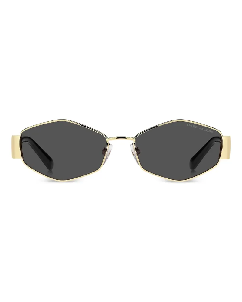 Marc Jacobs Sonnenbrille mit geometrischem Gestell - Gold Gold