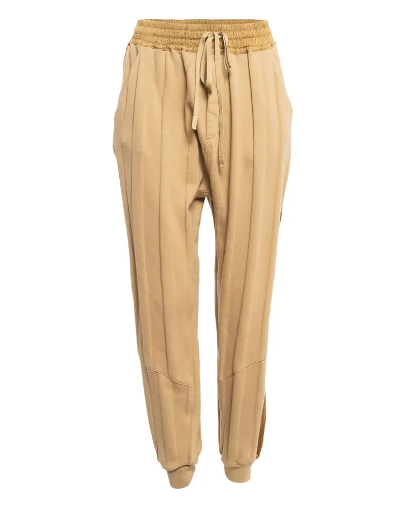 Haider Ackermann Jogginghose mit Satinstreifen - Braun Braun