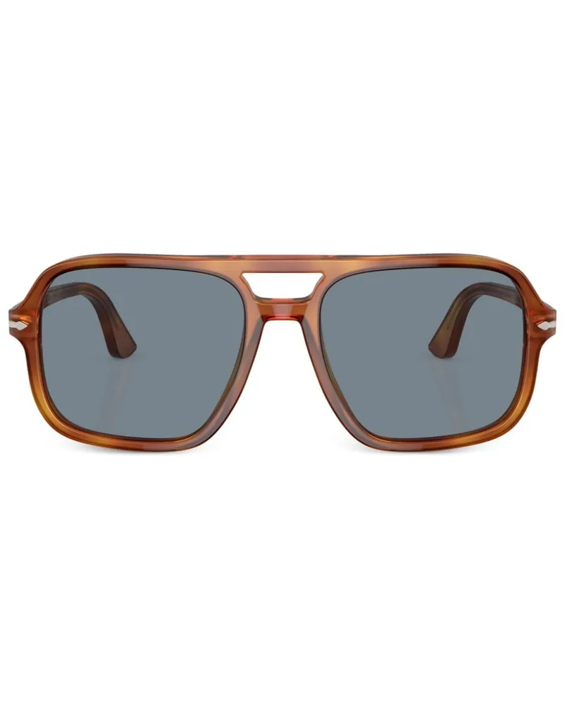 Persol Pilotenbrille in Schildpattoptik - Braun Braun