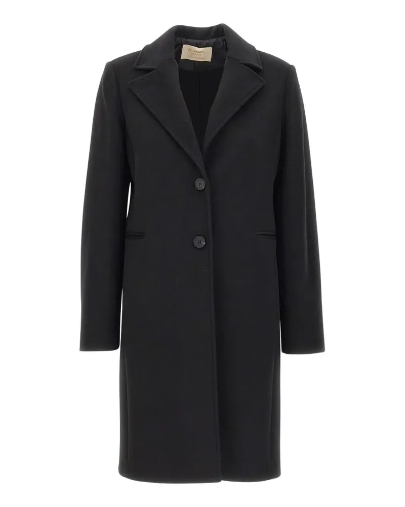 Kaos single-breasted coat - Schwarz Schwarz