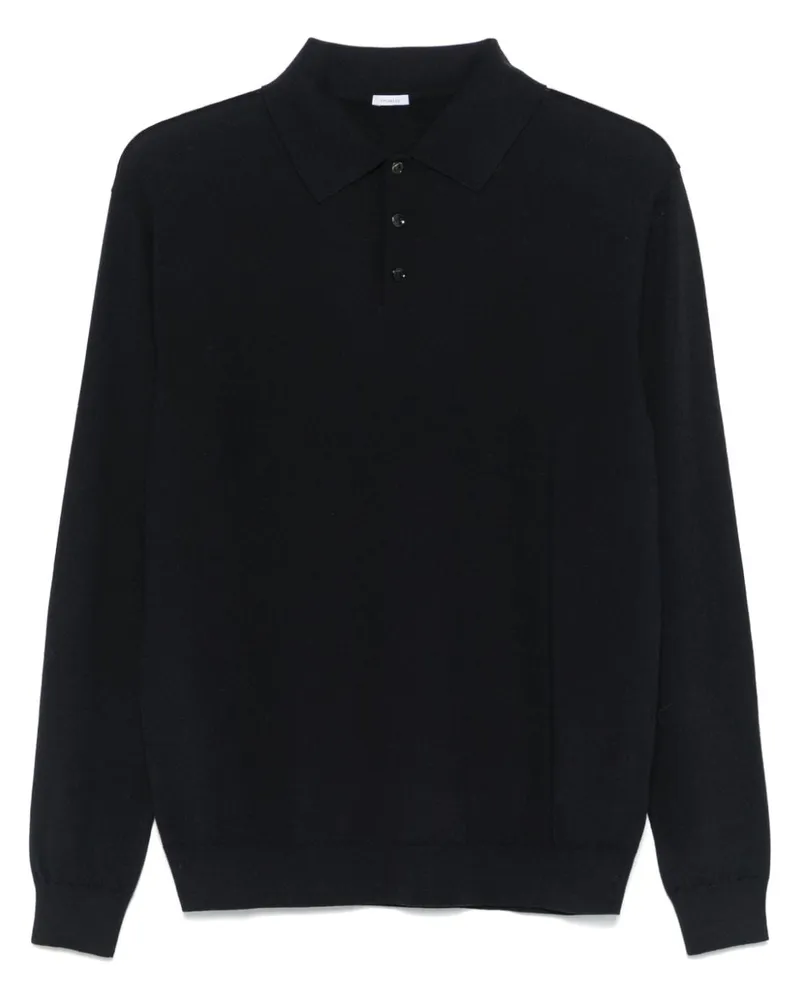 Malo Poloshirt aus Schurwolle - Blau Blau