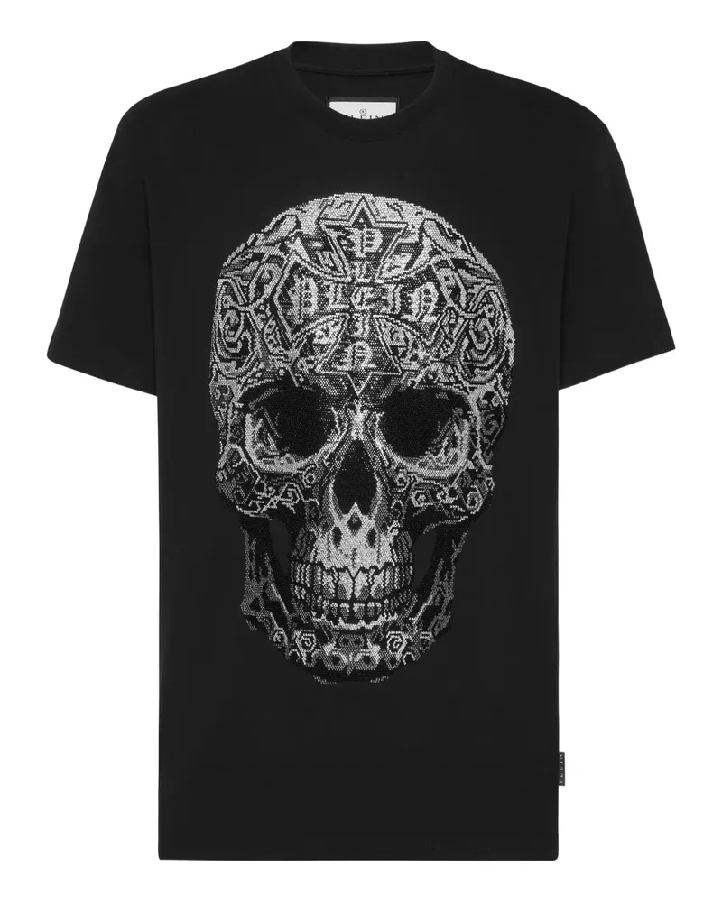 Philipp Plein Gothic Skull T-Shirt - Schwarz Schwarz