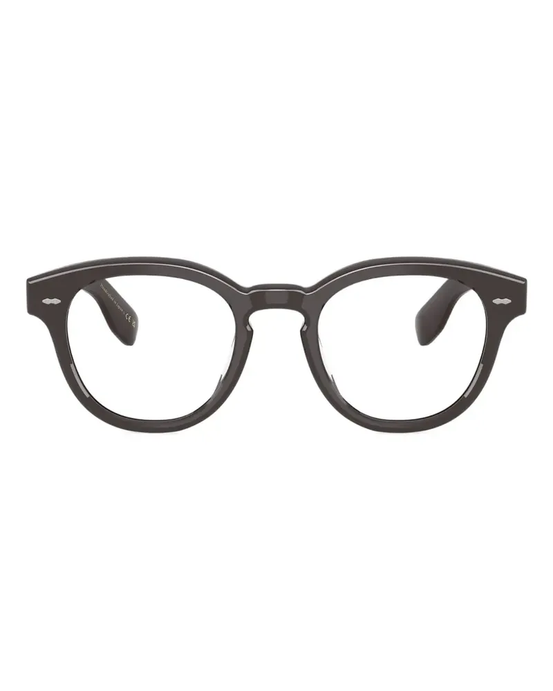 Oliver Peoples Cary Grant Brille mit rundem Gestell - Braun Braun