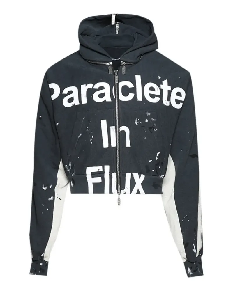 RRR123 Paraclete in Flux Rose Hoodie - Schwarz Schwarz