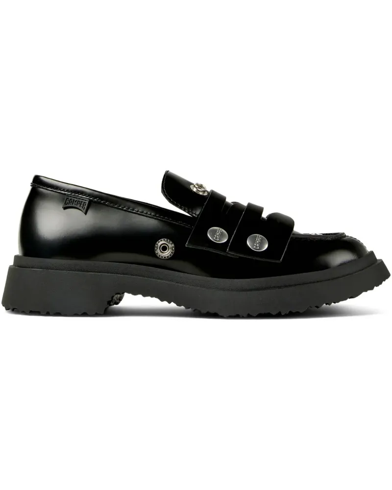 Camper Loafer mit Plateau - Schwarz Schwarz