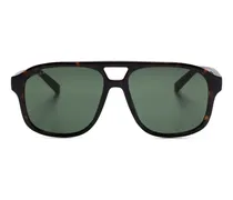 Getönte Pilotenbrille - Braun