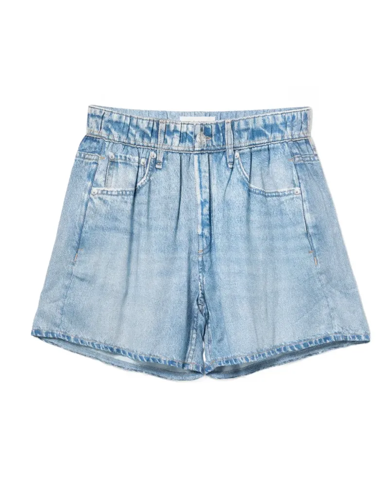 Rag & Bone Shorts mit ausgewaschenem Effekt - Blau Blau