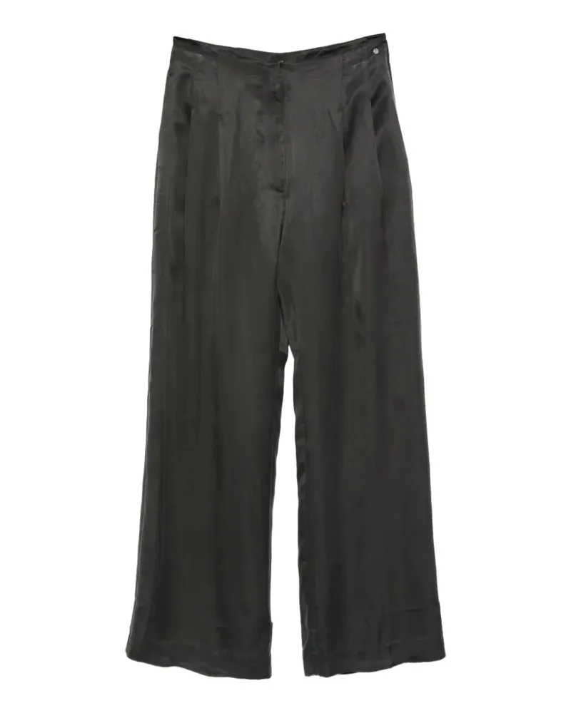 HUGO BOSS Tratty Hose mit weitem Bein - Grau Grau