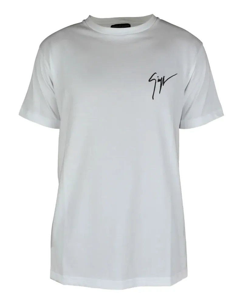 Giuseppe Zanotti T-Shirt mit Logo - Weiß Weiß