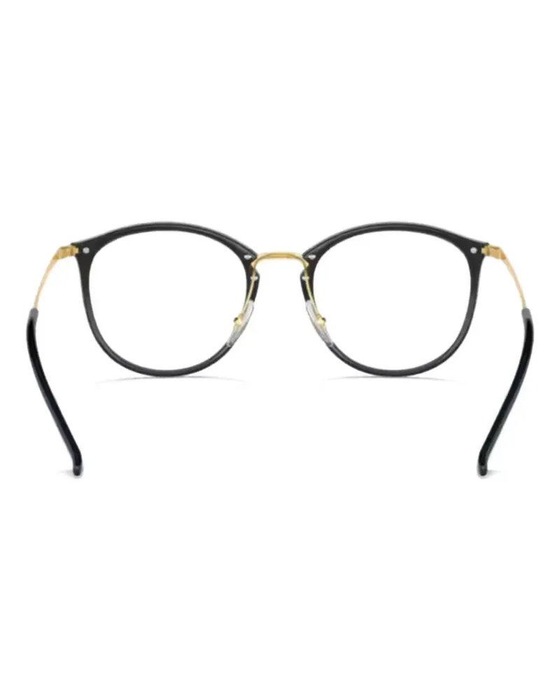 Ray Ban round-frame glasses - Schwarz Schwarz