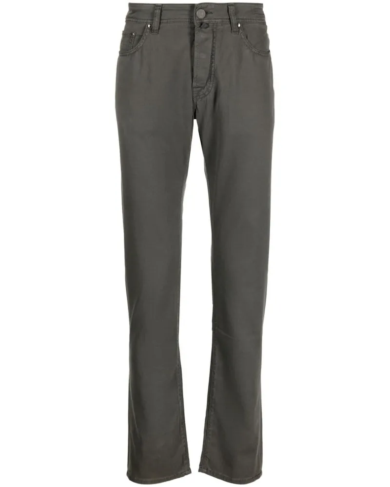 Jacob Cohën Bard Slim-Fit-Hose - Grau Grau