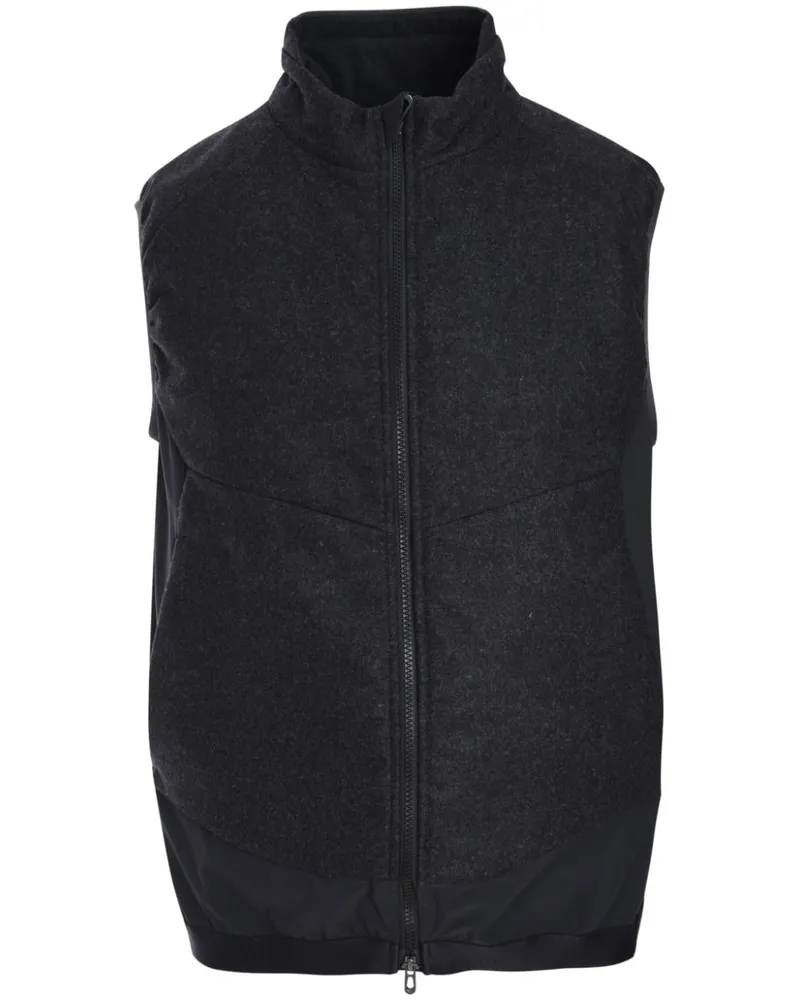 SEASE Midlayer-Weste aus Schurwolle - Grau Grau