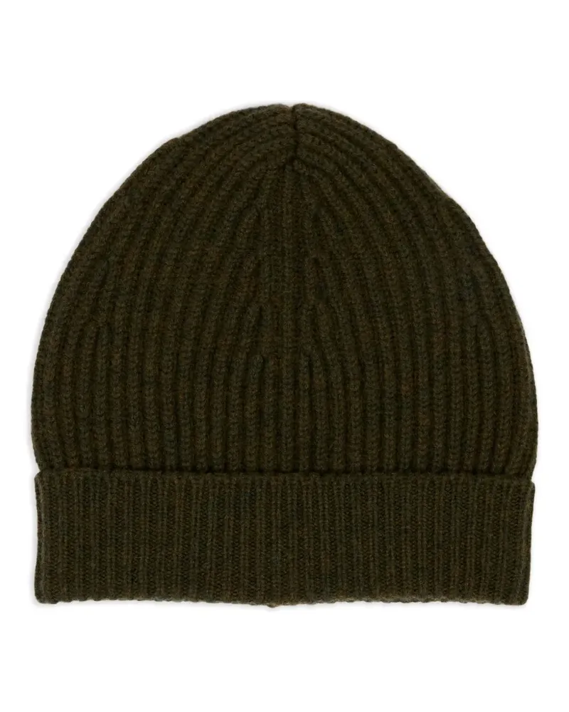 Maison Margiela Gerippte Beanie - Grün Grün
