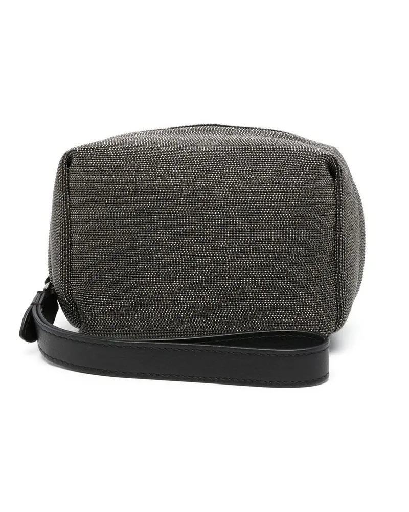 Brunello Cucinelli Precious Monili Clutch - Schwarz Schwarz