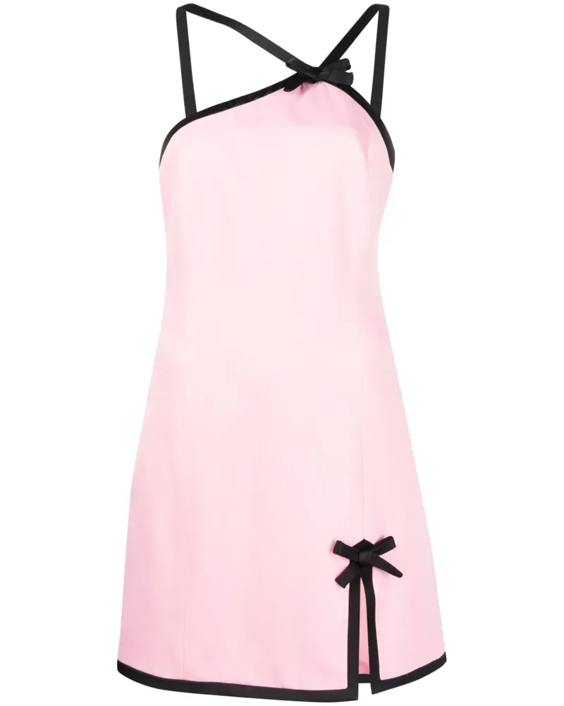 MSGM Kleid mit Kontrastdetail - Rosa Rosa