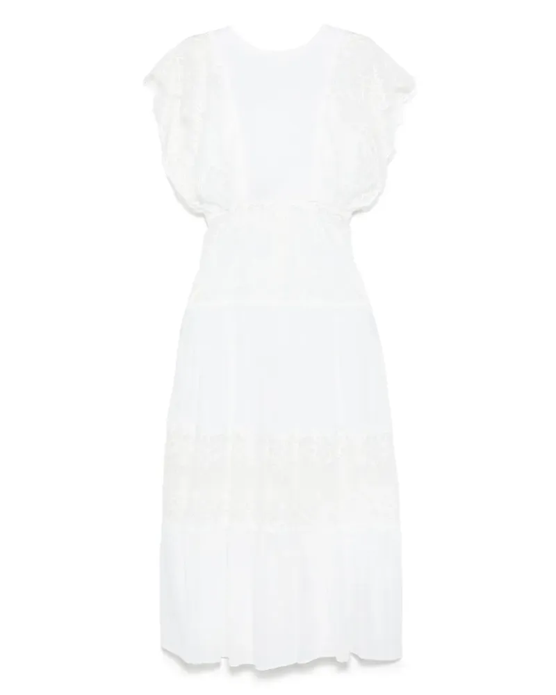 Bambah Rückenfreies Blanca Spitzenkleid - Weiß Weiß