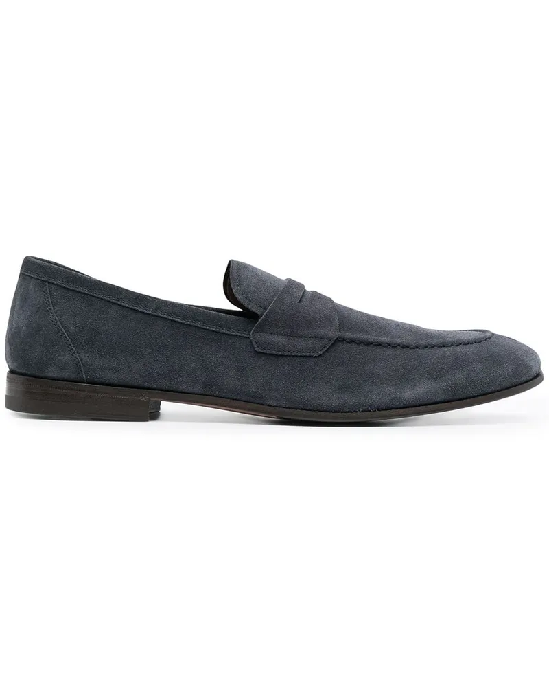 Henderson Penny-Loafer mit mandelförmiger Kappe - Blau Blau