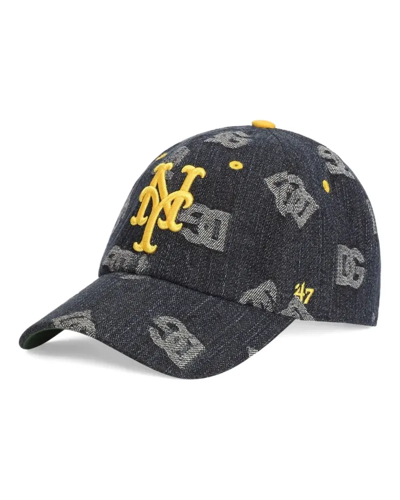 Dolce & Gabbana x '47 New York Mets Baseballkappe mit Denim-Logo - Blau Blau