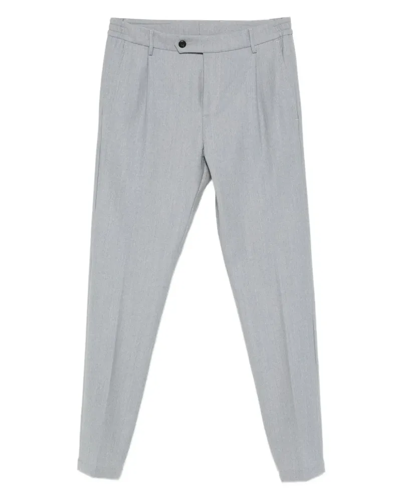 Eleventy Hose mit Falten - Blau Blau