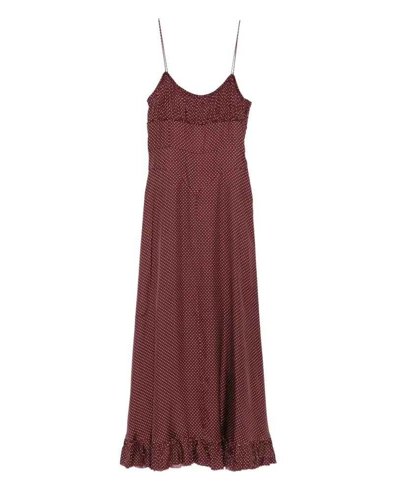 DÔEN Rosamaria Maxikleid - Rot Rot