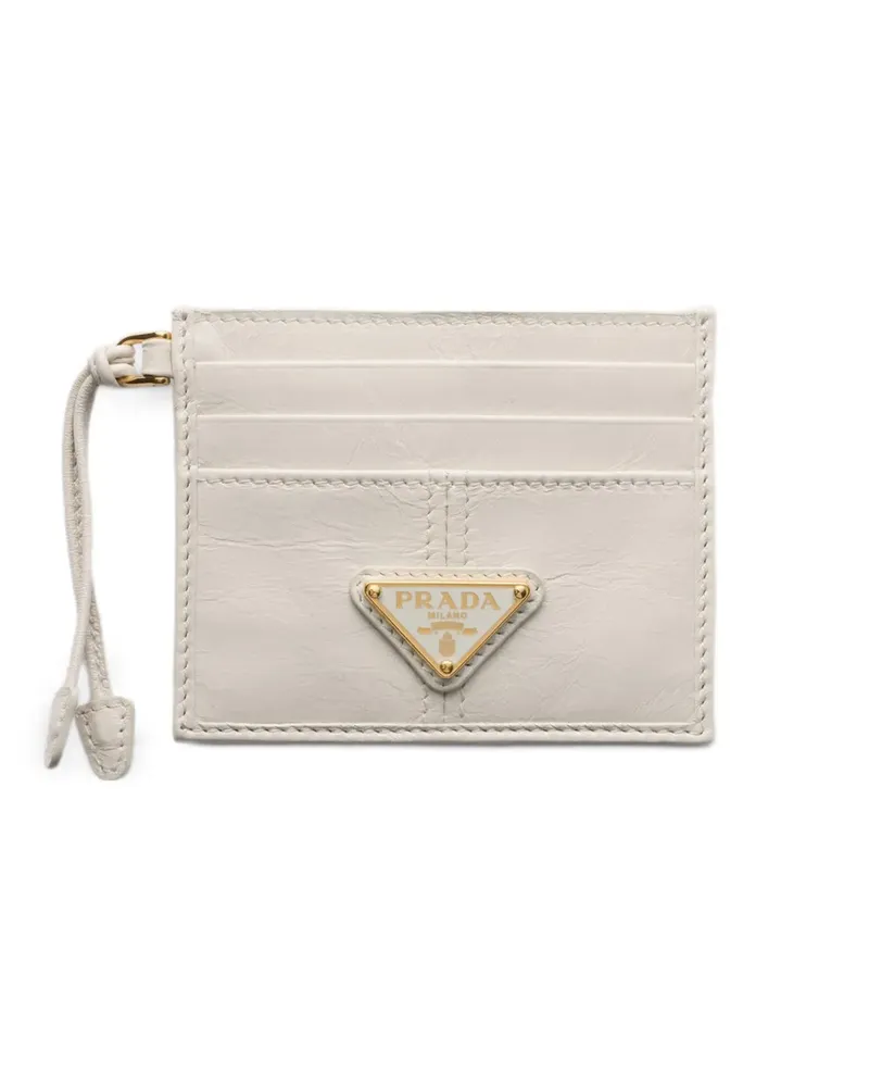 Prada leather card holder - Nude Nude