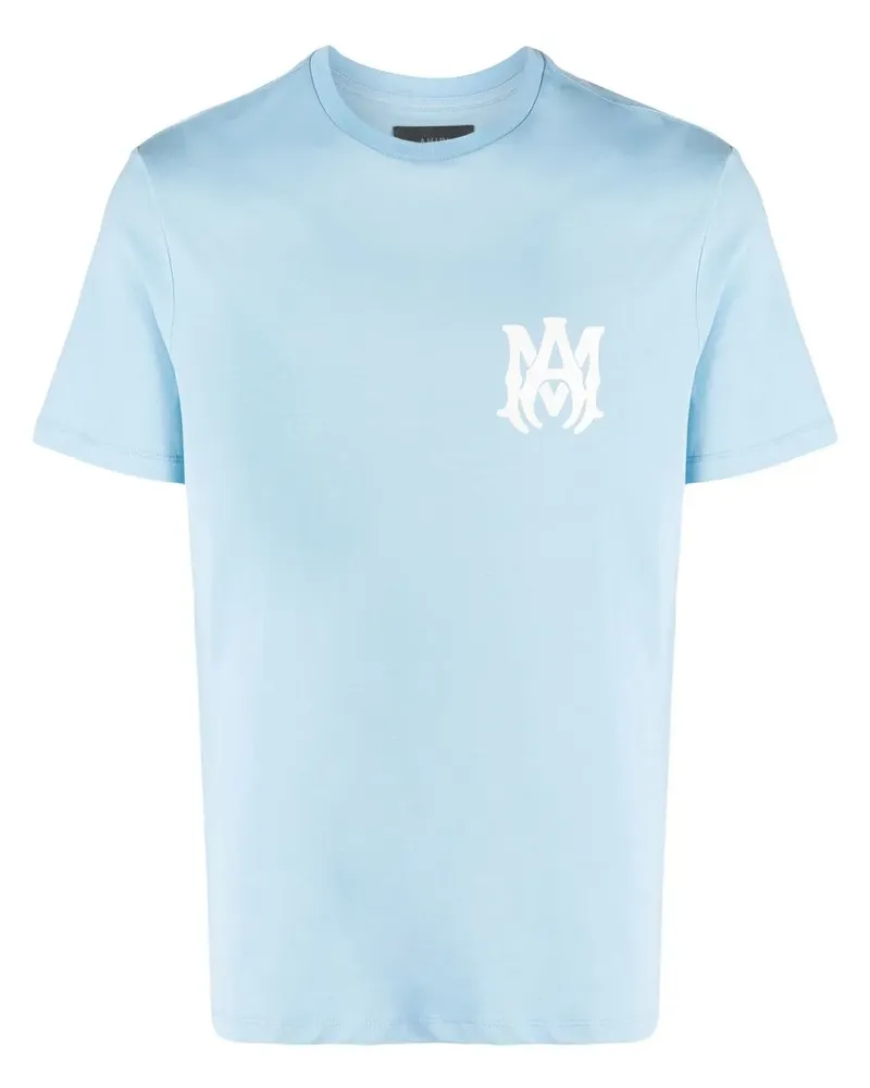 Amiri T-Shirt mit MA Core-Print - Blau Blau