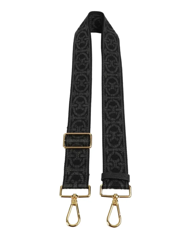 Coccinelle Taschenriemen mit Jacquard-Effekt - Schwarz Schwarz