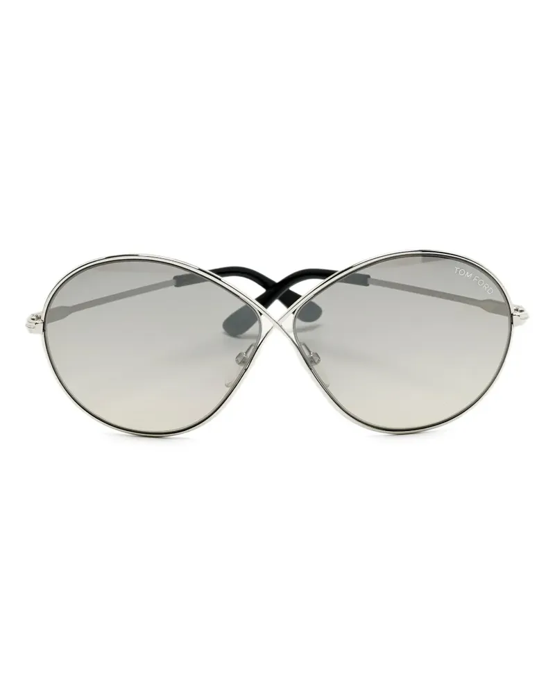 Tom Ford Rania 02 round sunglasses - Silber Silber