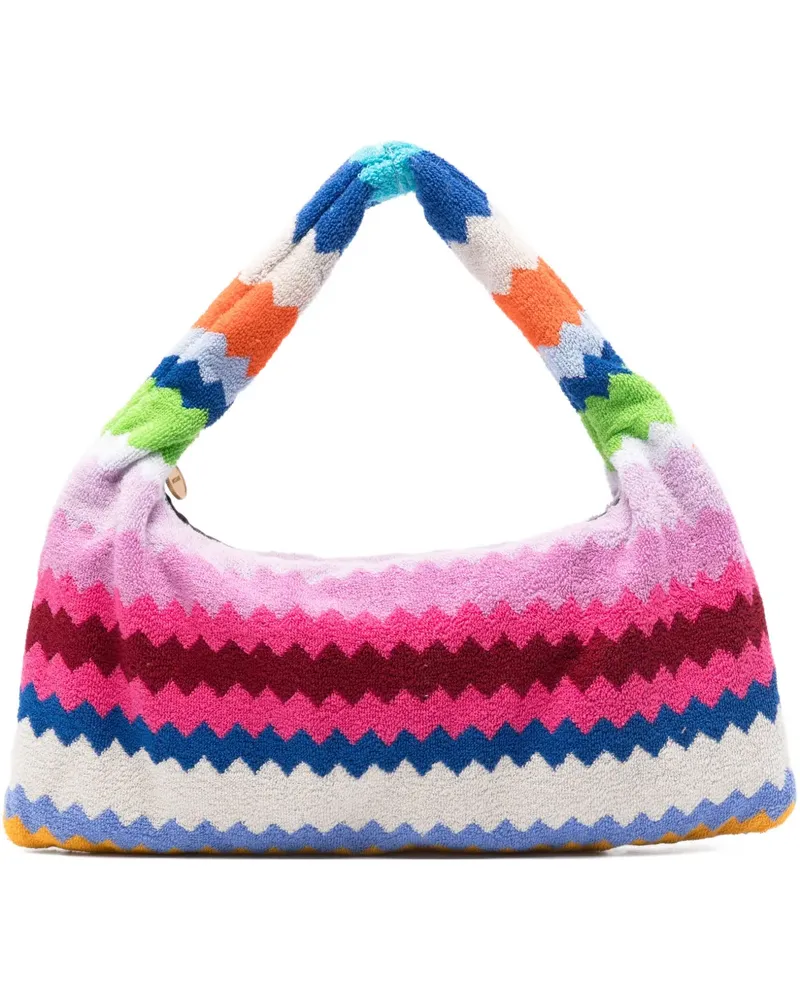 Missoni zigzag handle tote bag - Rosa Rosa