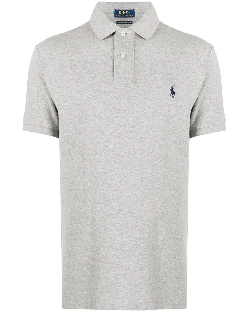 Ralph Lauren Poloshirt mit Logo-Stickerei - Grau Grau