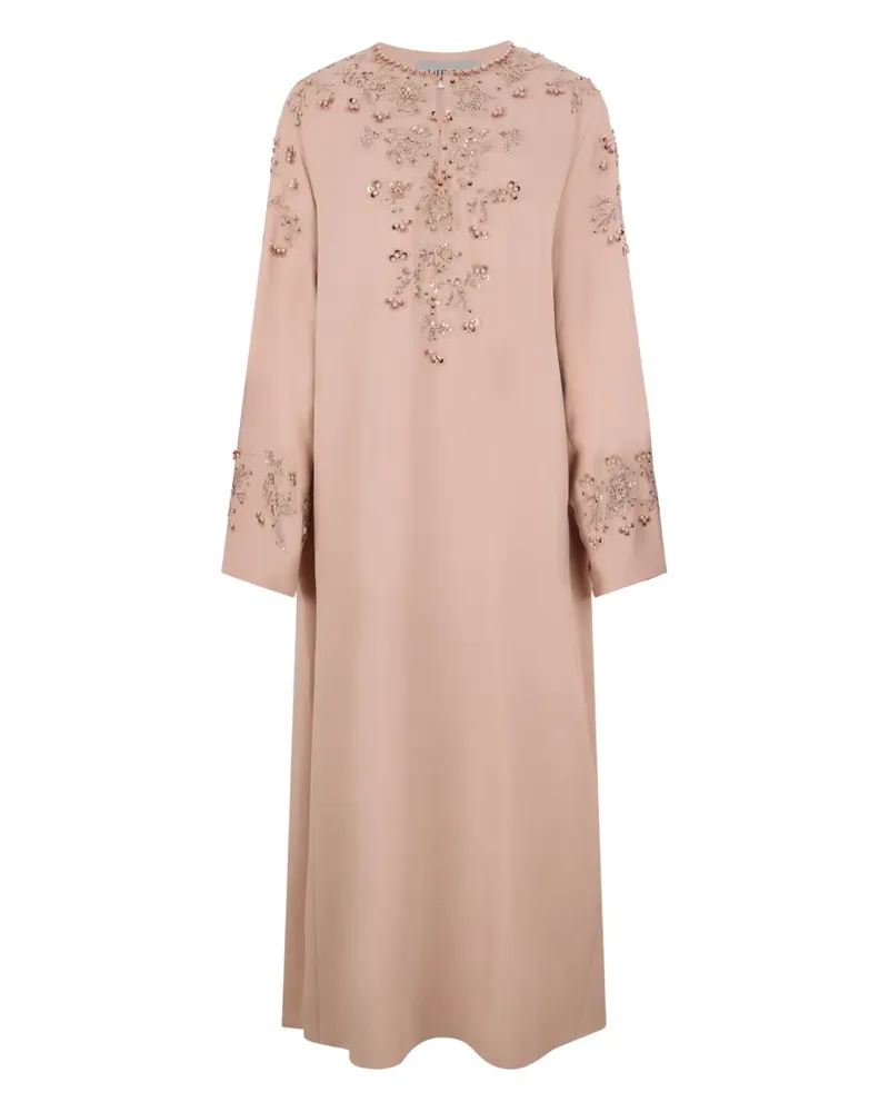 Valentino Garavani embellished long-sleeve dress - Rosa Rosa