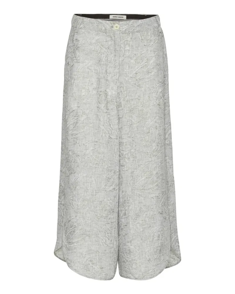 Henrik Vibskov buttoned palazzo pants - Grau Grau