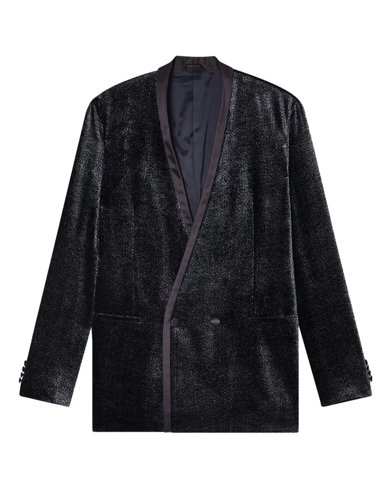 Giorgio Armani double-breasted blazer - Schwarz Schwarz