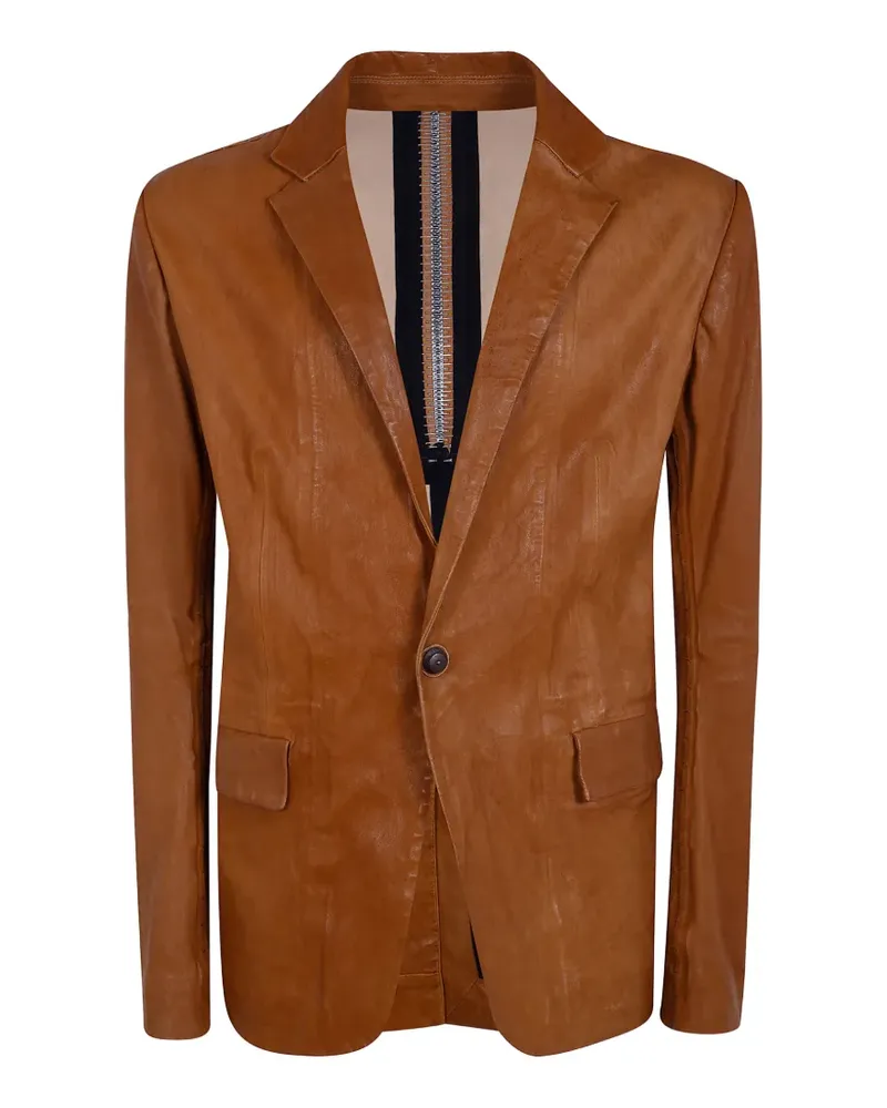 Isaac Sellam Pionnier exposed-seam blazer - Braun Braun