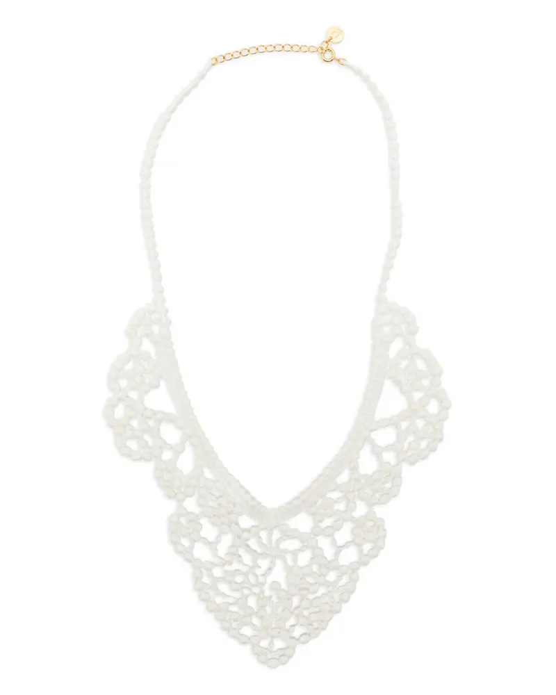 Undercover lace necklace - Nude Nude