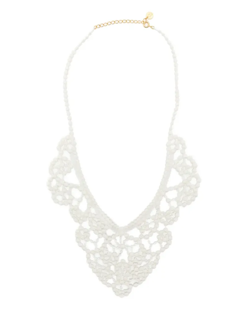 Undercover lace necklace - Nude Nude