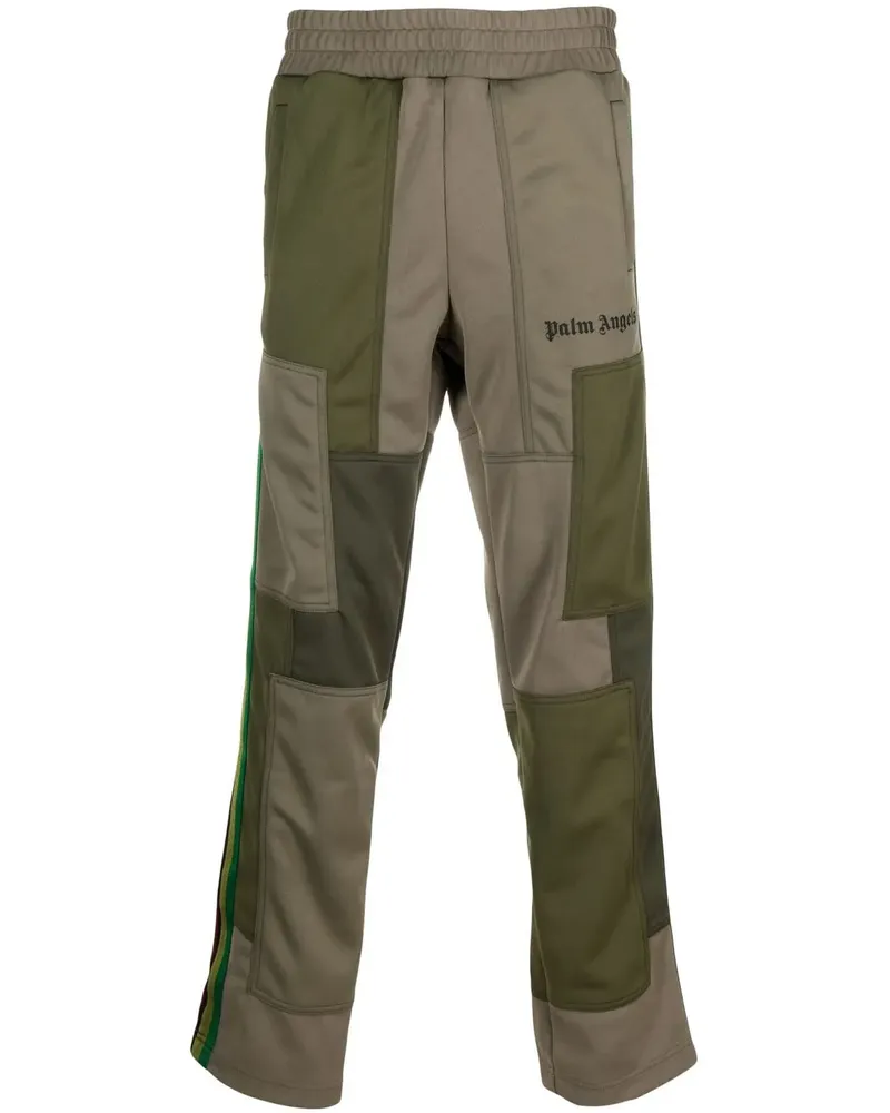 Palm Angels Jogginghose im Patchwork-Look - Grün Grün