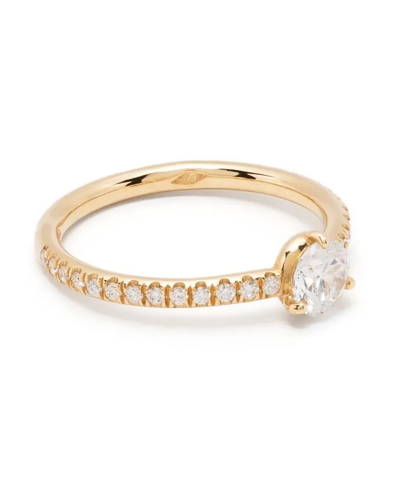 Loyal.e Paris 18kt Gelbgoldring mit Diamant Gold