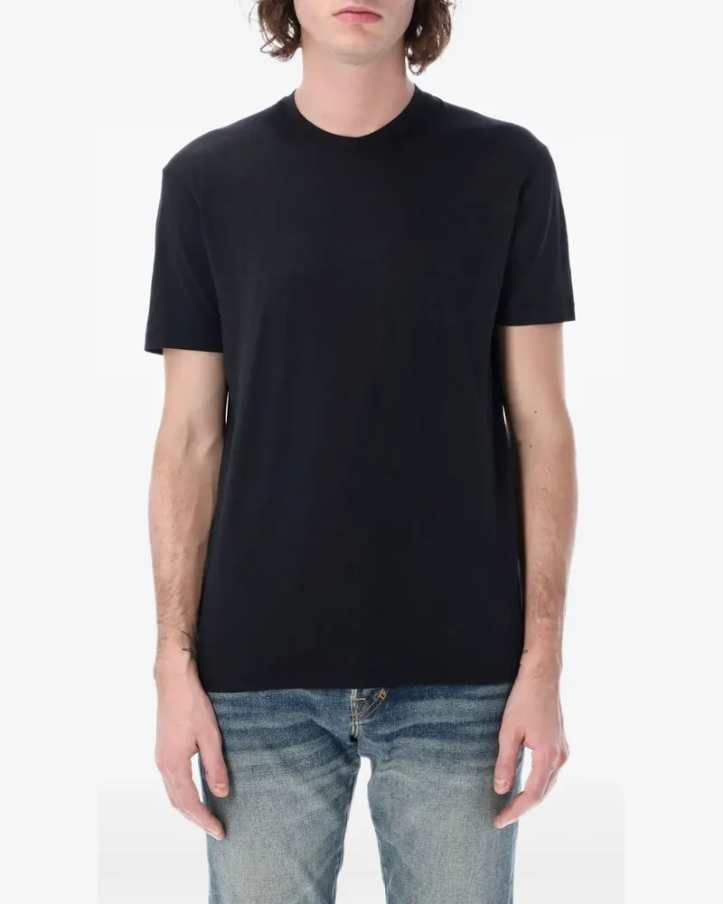 Tom Ford T-Shirt mit rundem Ausschnitt - Schwarz Schwarz