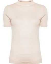 N.Peal Rosie T-Shirt aus Kaschmir Nude