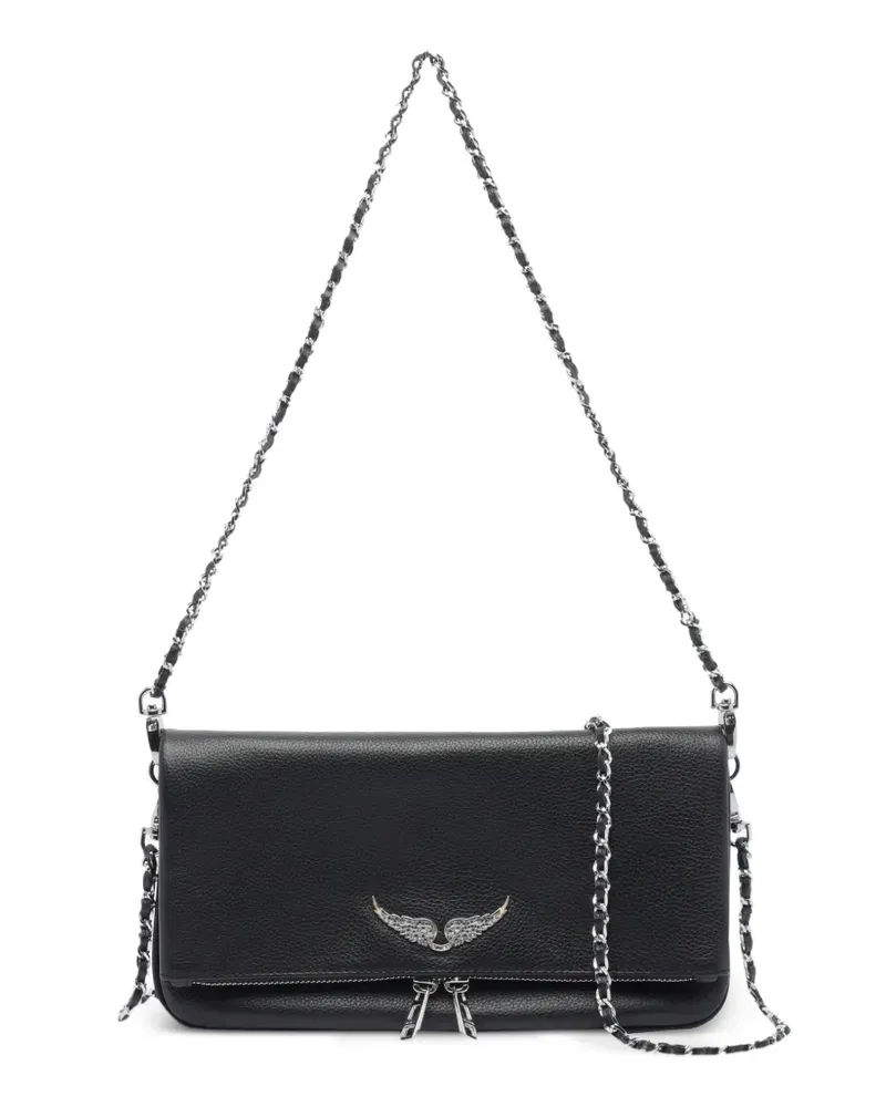 Zadig & Voltaire Rock leather shoulder bag - Schwarz Schwarz