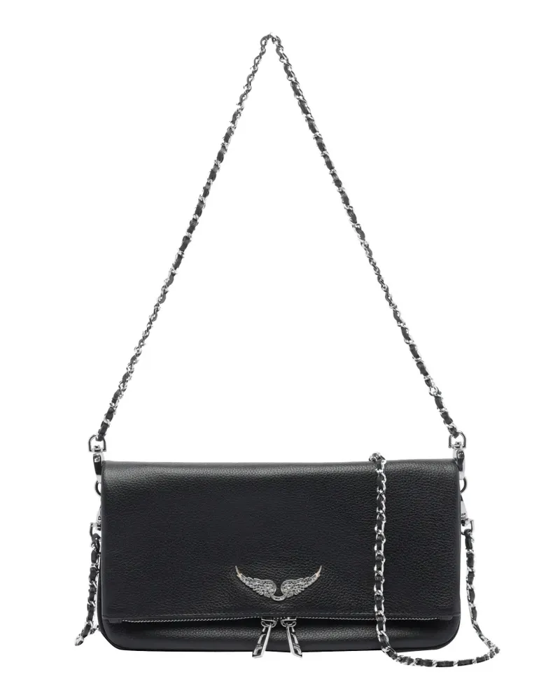 Zadig & Voltaire Rock leather shoulder bag - Schwarz Schwarz