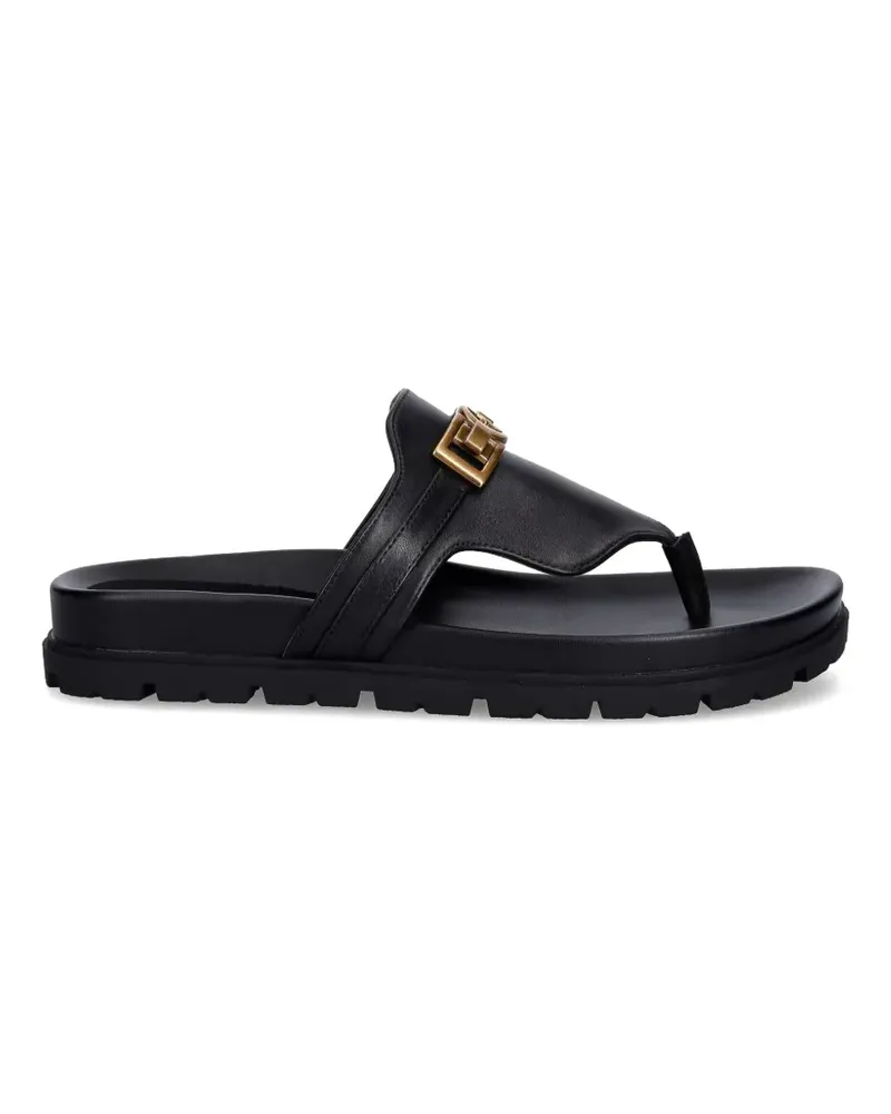 Guess Farron Sandalen mit Logo - Schwarz Schwarz