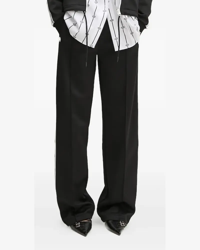 HUGO BOSS Hose mit Streifen - Schwarz Schwarz