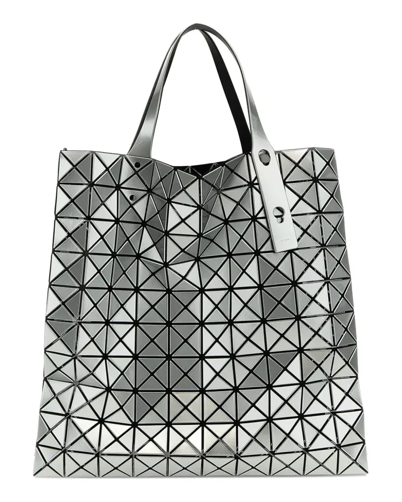 Issey Miyake geometric-pattern tote bag - Silber Silber