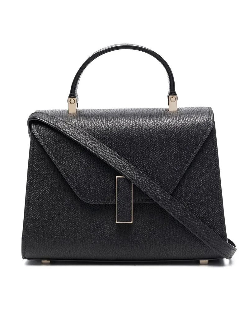 Valextra Iside Mini-Tasche - Schwarz Schwarz