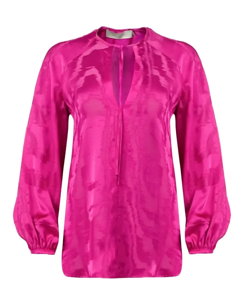 Silvia Tcherassi Vigolene jacquard-effect blouse - Rosa Rosa