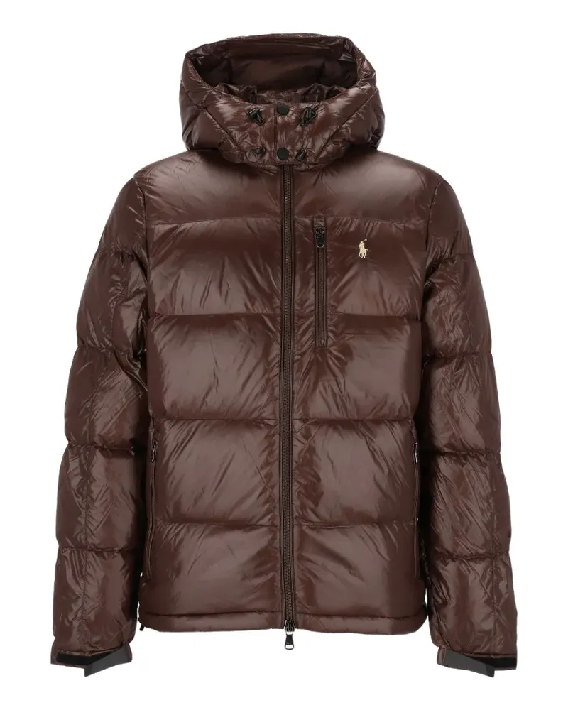 Ralph Lauren quilted hooded jacket - Braun Braun